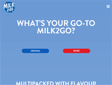 Tablet Screenshot of milk2go.com